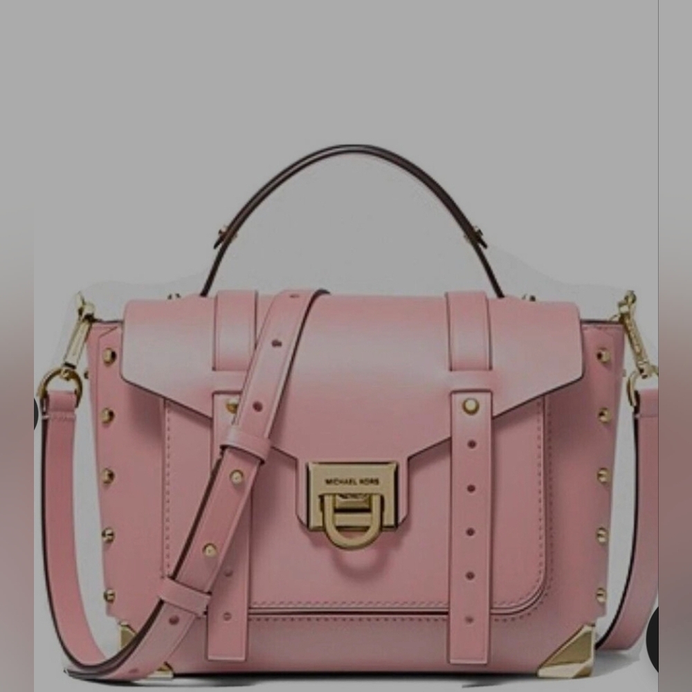 Michael Kors Manhattan Powder Pink Satchel